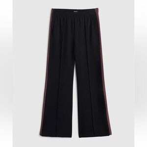 NWT Madewell Tall Pull-On Bootcut Track Pant - size small - Jet Black